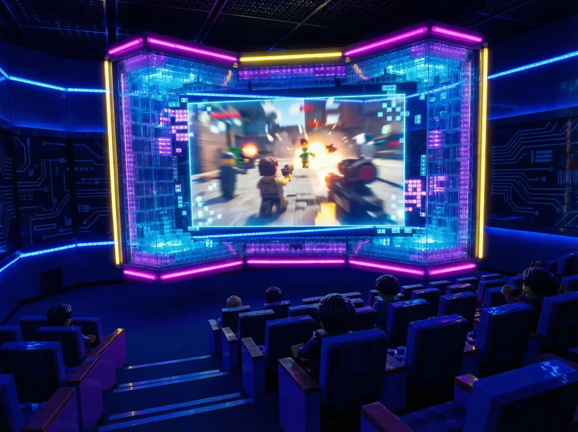 慕星棋牌 积木影院全息投影屏幕